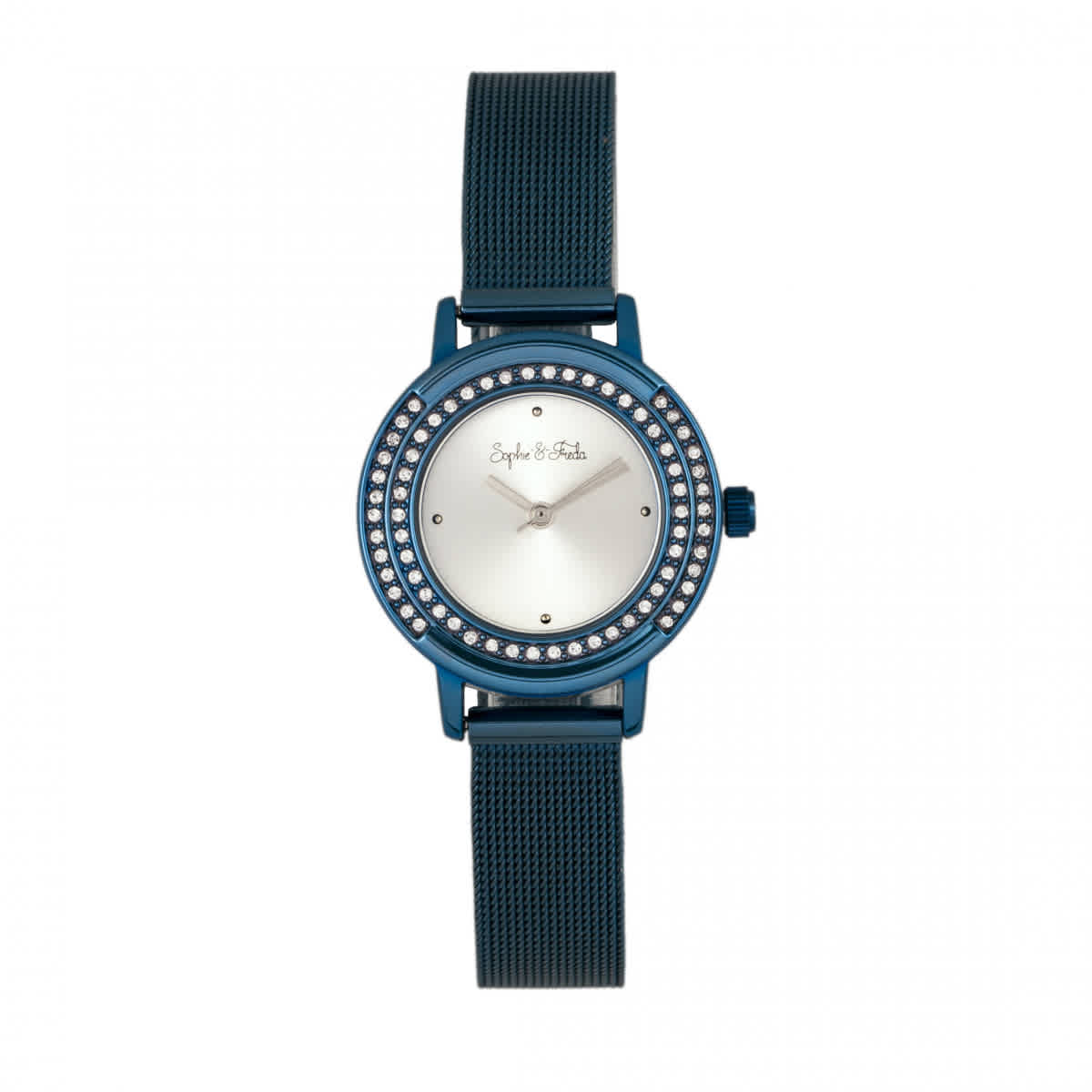 Sophie And Freda Cambridge Crystal Silver Dial Ladies Watch SF4104