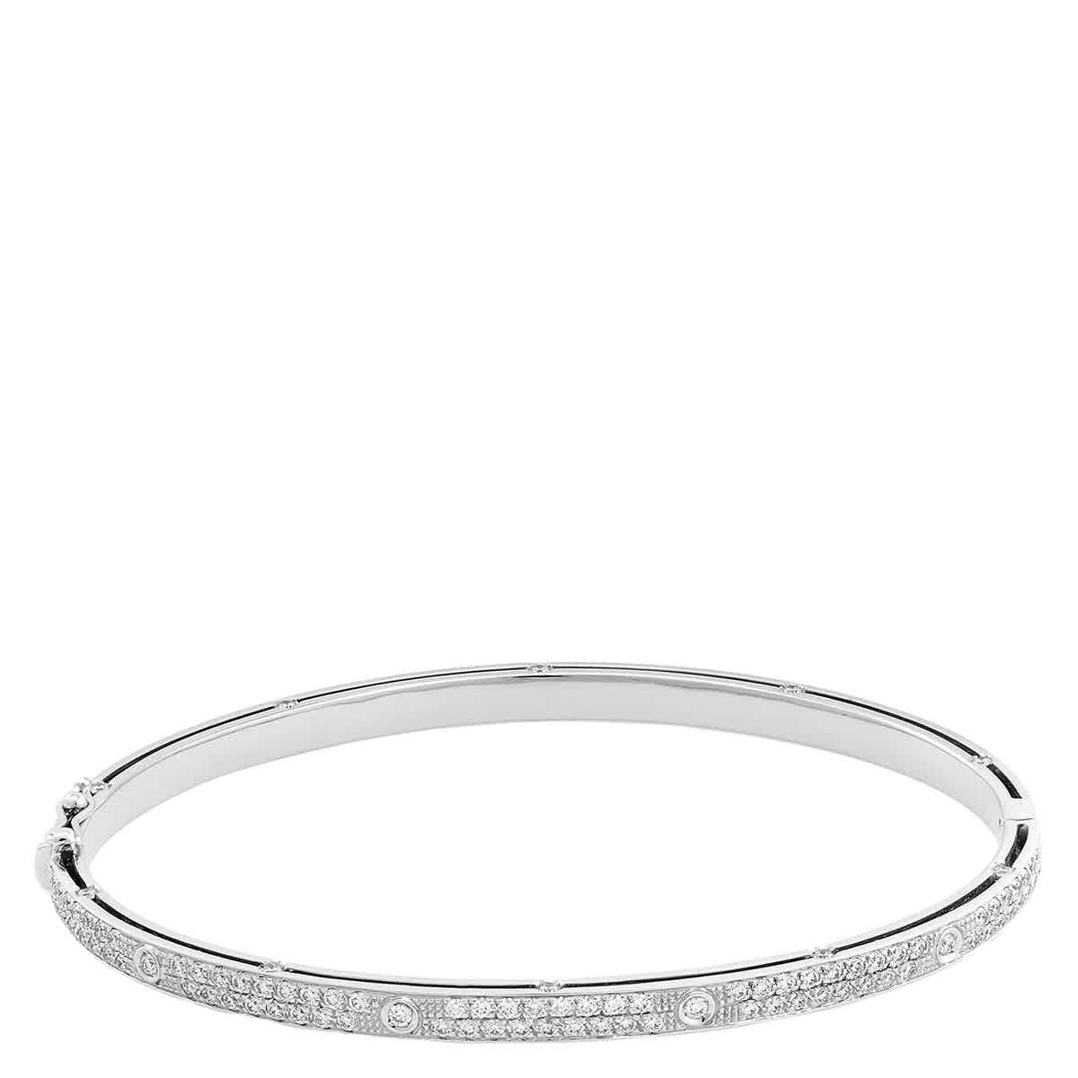 Damiani DSide White Gold and Diamonds Bracelet Size M 5998$