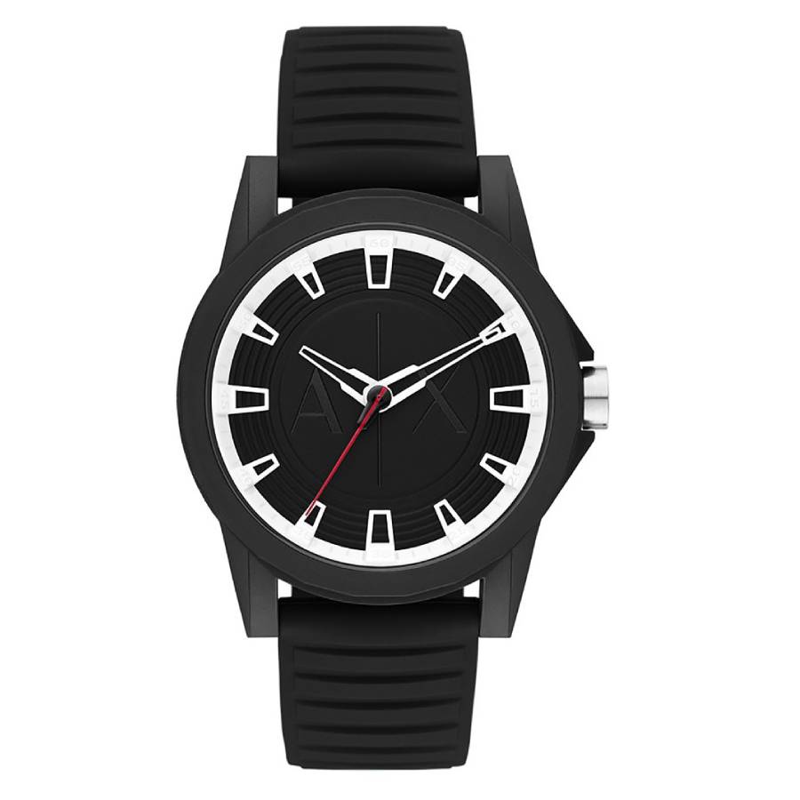 Armani Exchange Three Hand Quartz Black Dial Mens Watch AX2520 57$
