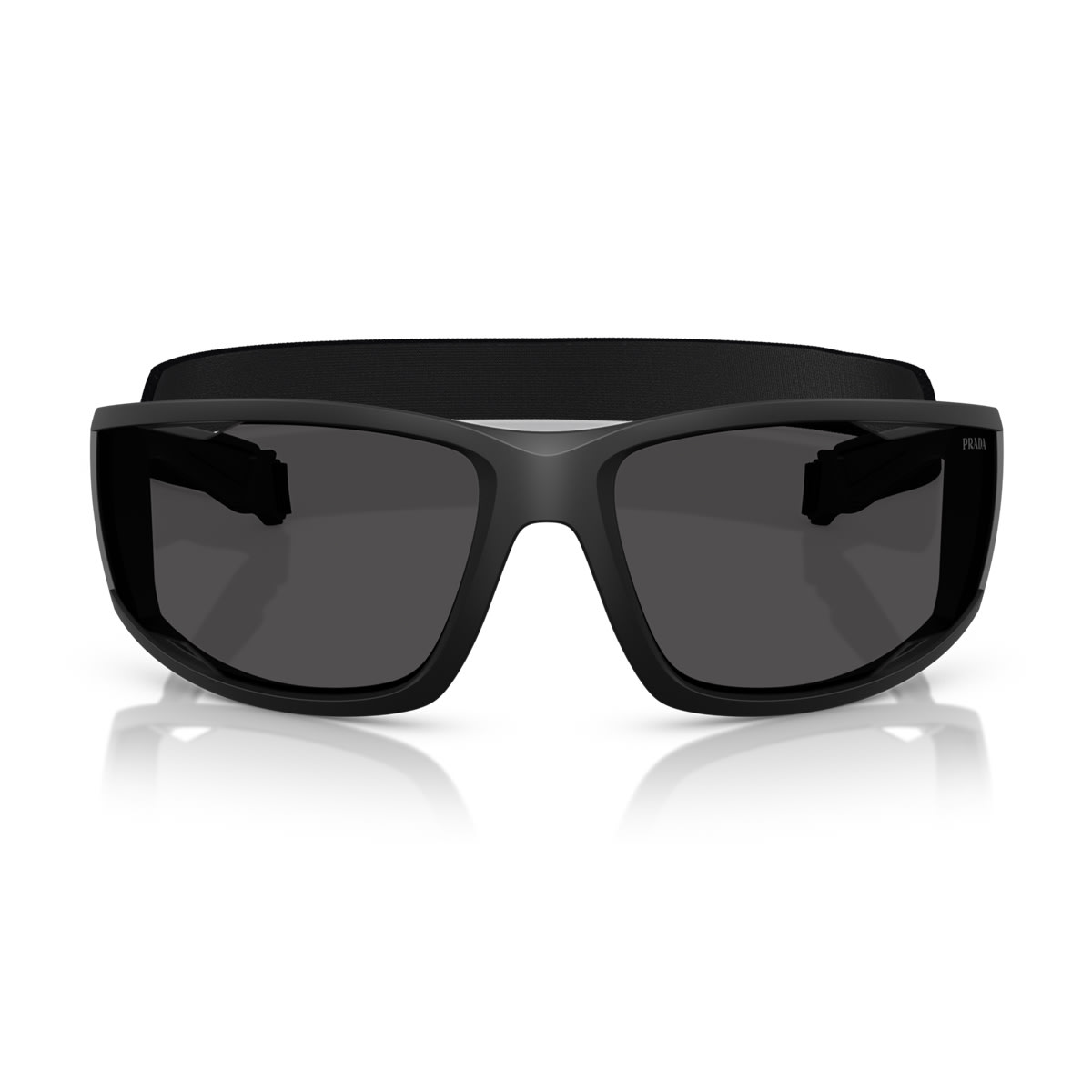 Prada Linea Rossa Man Sunglass PS A04S - Frame color: Matte Black, Lens color: Dark Grey