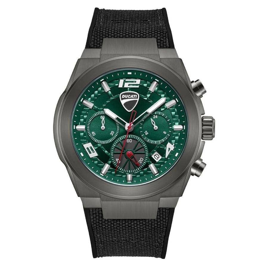 Ducati Chronograph Quartz Green Dial Mens Watch DTWGC0002001 111$