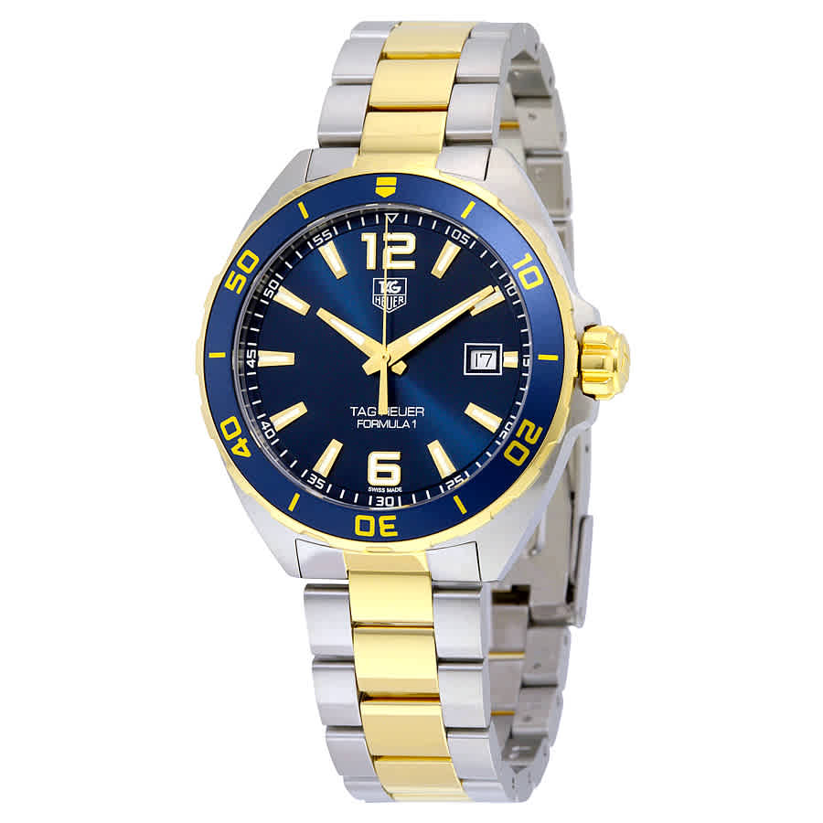 tag heuer formula 1 blue dial men's watch