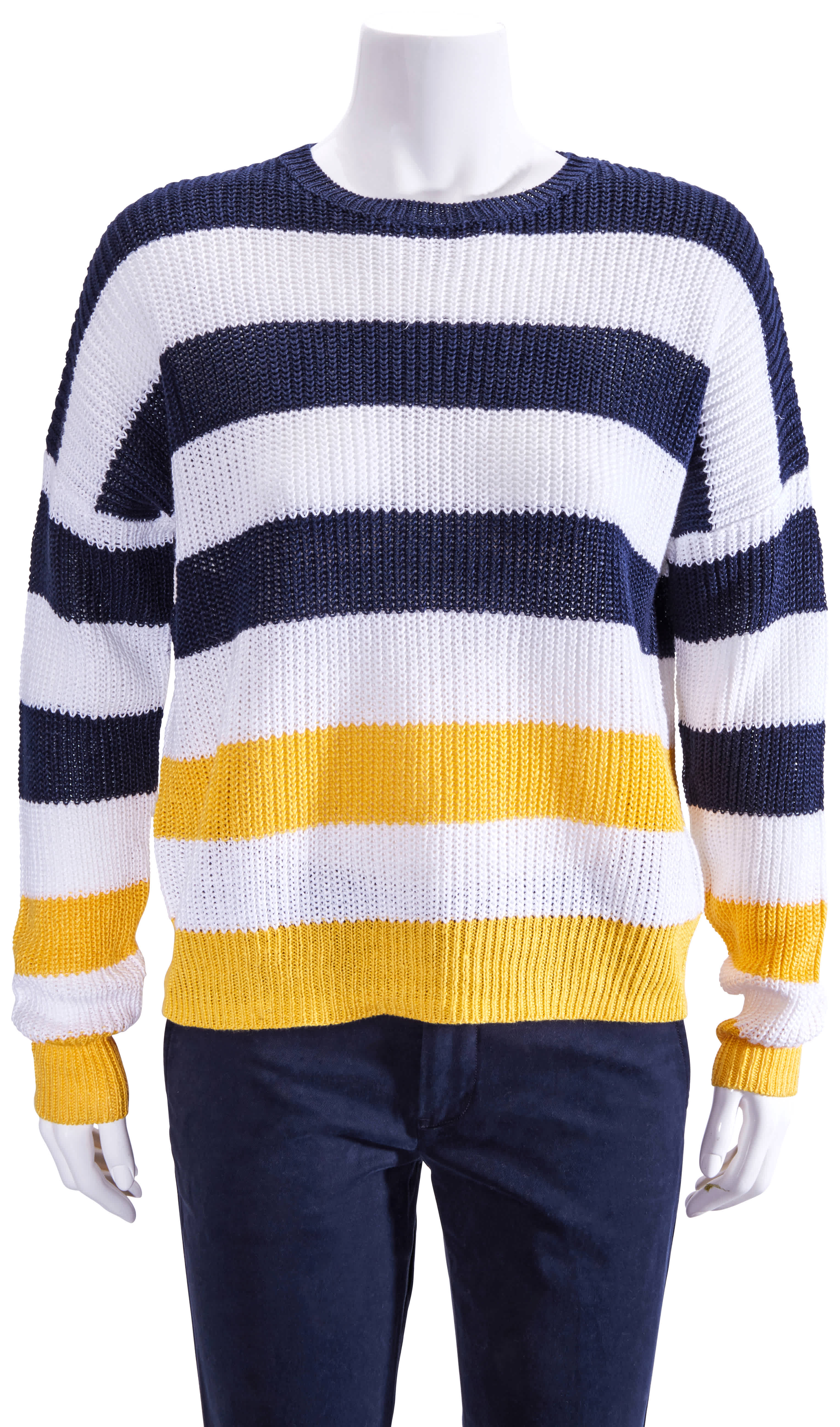 ralph lauren striped cardigan