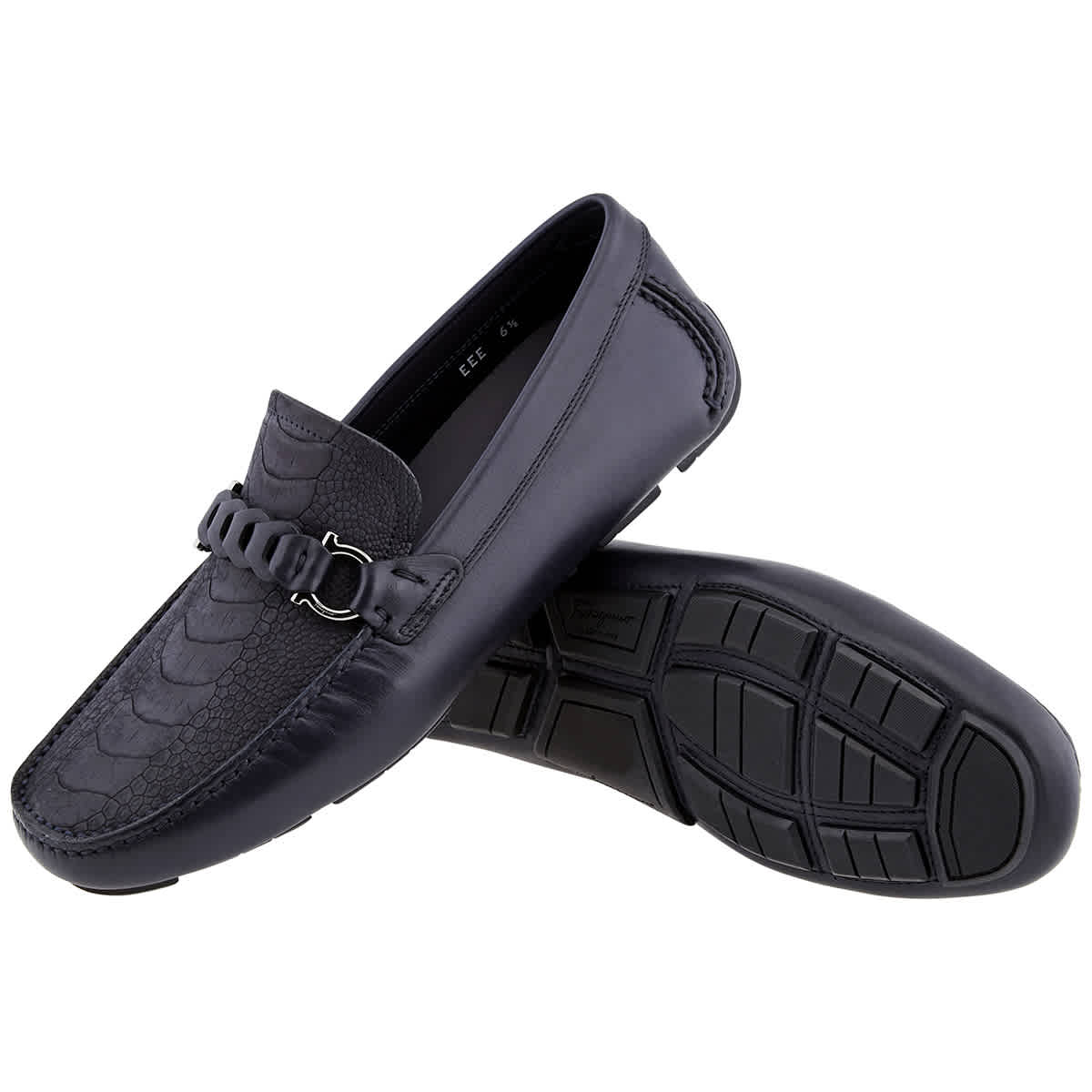 Salvatore Ferragamo Men's Gancini Ornament Driver Moccasin | eBay
