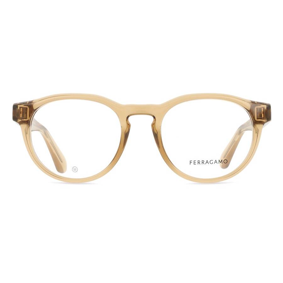 Salvatore Ferragamo SF2987E 278 Men's Glasses Yellow Size 50 - Free Lenses - Blue Light Block Available