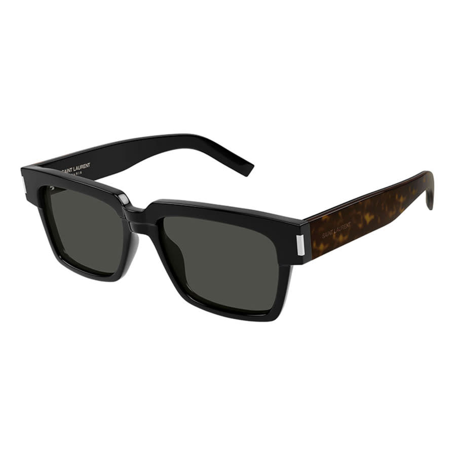 Saint Laurent Grey Rectangular Mens Sunglasses SL 732 VADIM 002 54