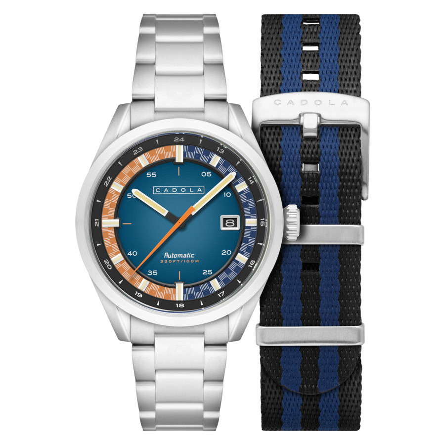 Cadola Paddock Automatic Blue Dial Mens Watch CD-1037-22