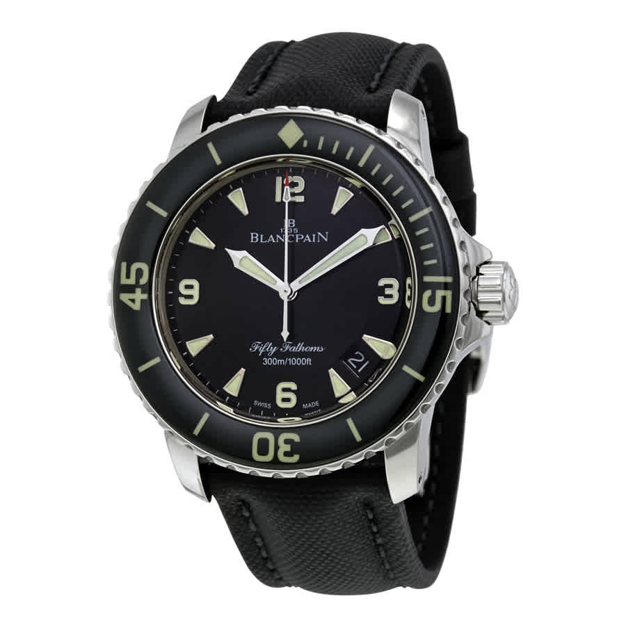 Blancpain Fifty Fathoms Automatic Black Dial Mens 5015-1130-52B