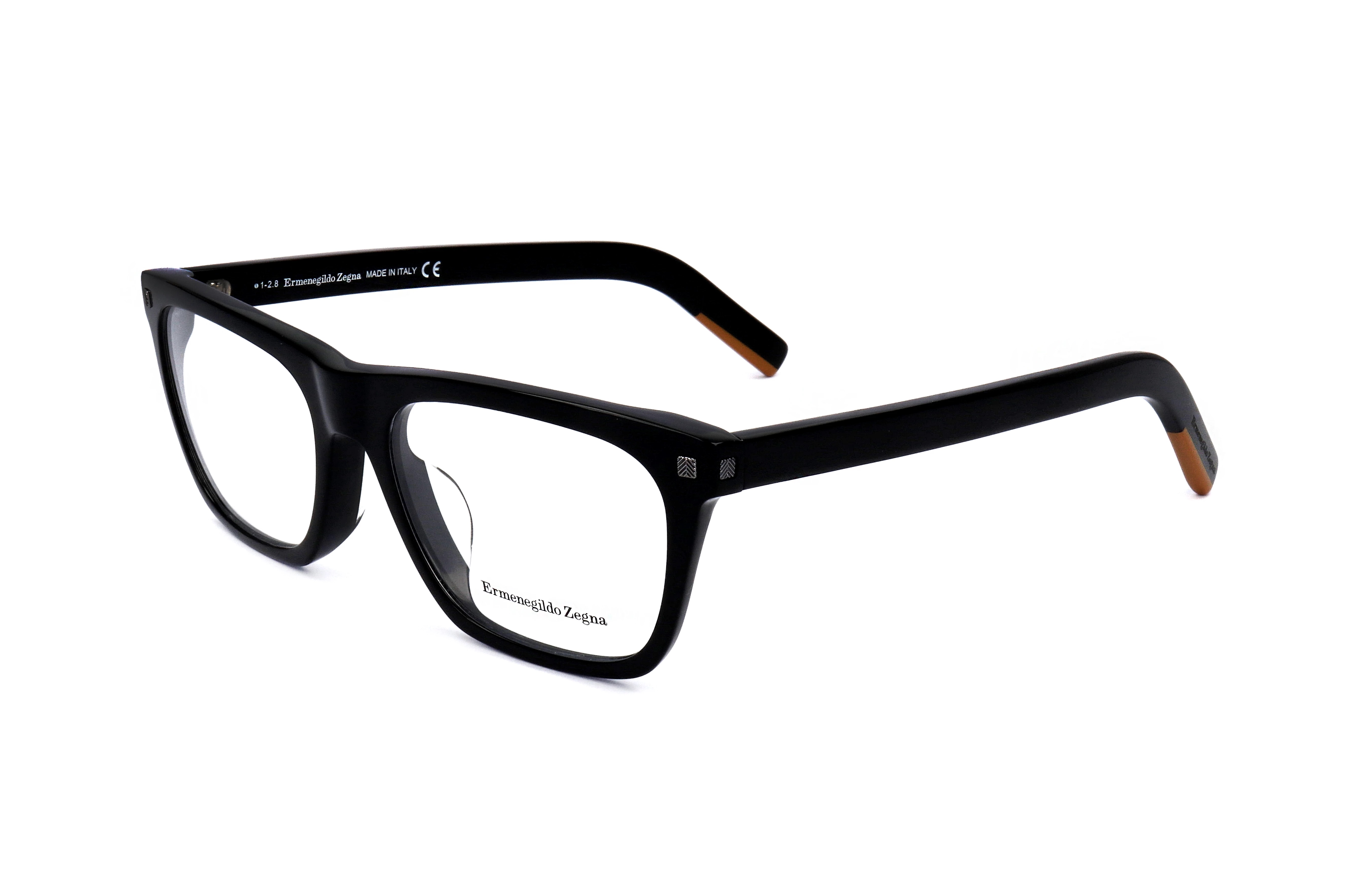Zegna Demo Square Mens Eyeglasses EZ5136-F 001 55
