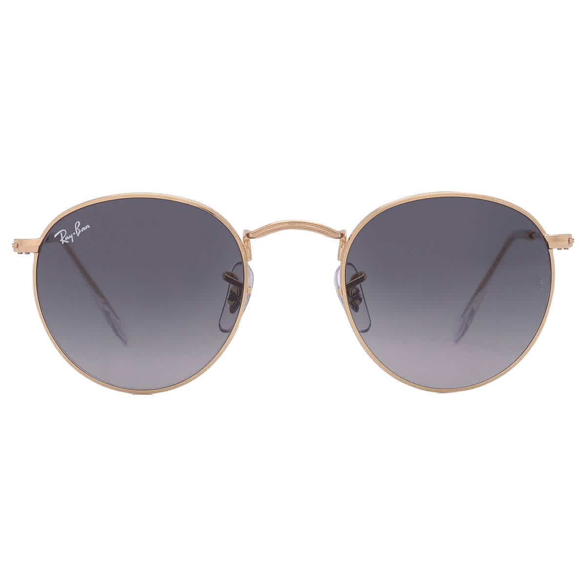 Ray Ban Round Metal Brown Gradient Unisex Sunglasses RB3447 001/71 47