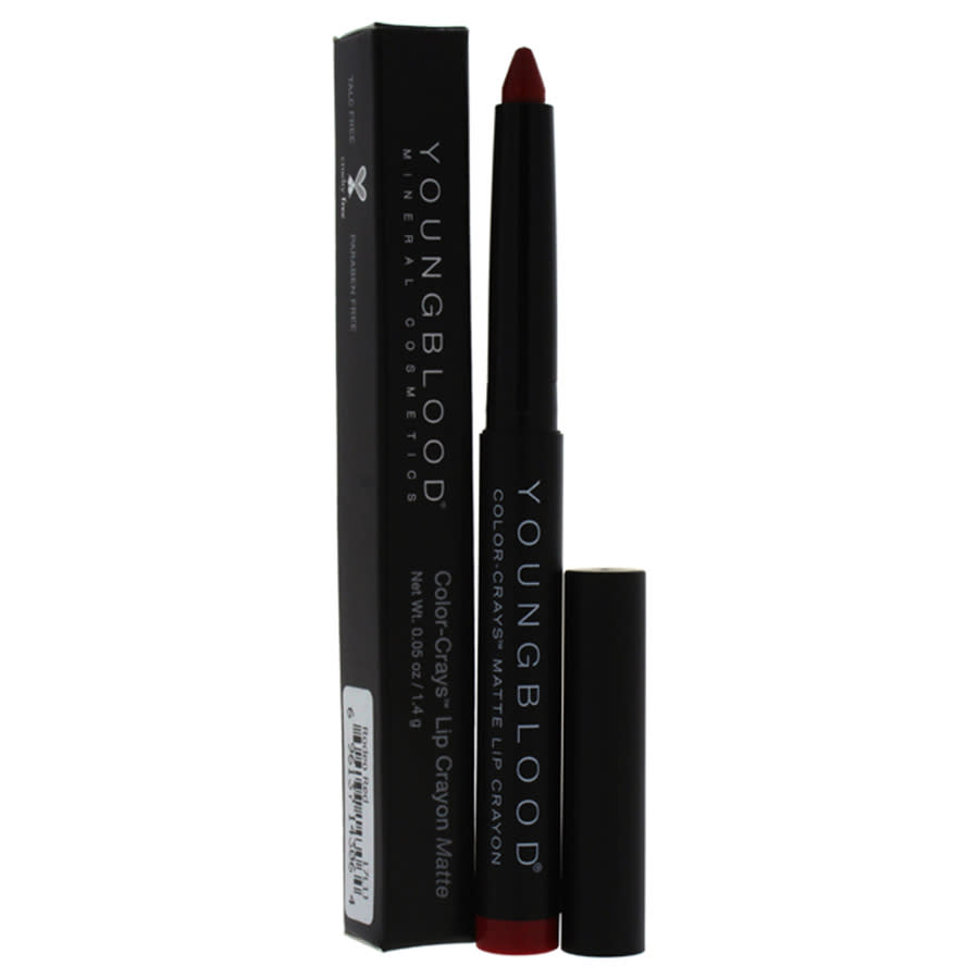Color-Crays Lip Crayon Matte - Rodeo Red by Youngblood for Women - 0.05 oz Lipstick