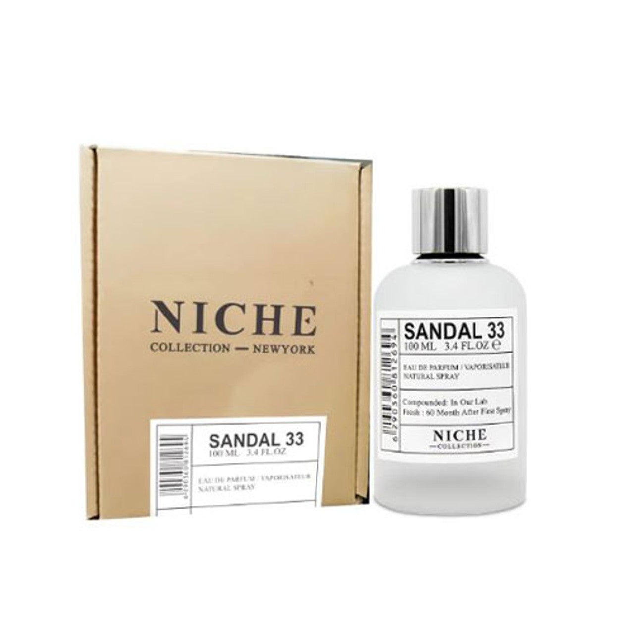Khalis Unisex Sandal 33 Niche Collection EDP Spray 3.4 oz Fragrances 6290360812694