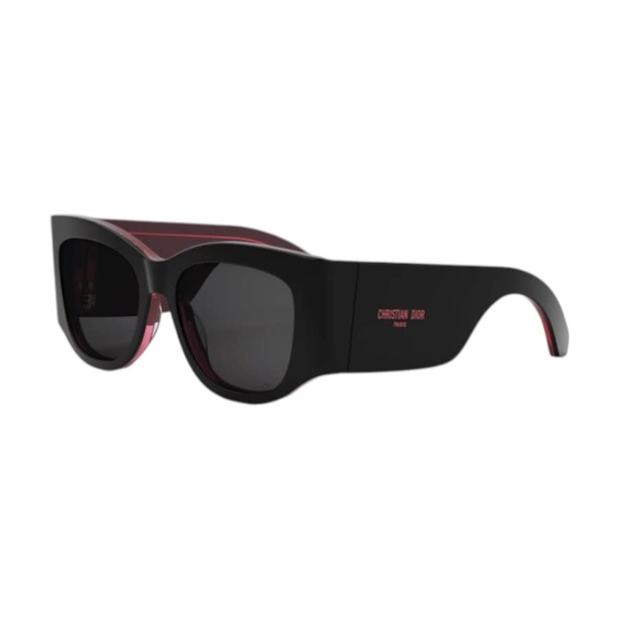 Dior Ladies Black Square Sunglasses DIORNUITS1I 16A0