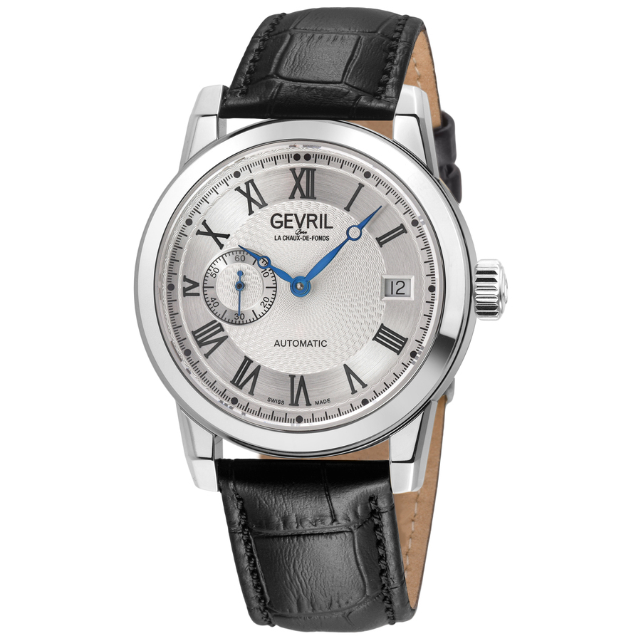 Gevril Madison Automatic White Dial Mens Watch 2563