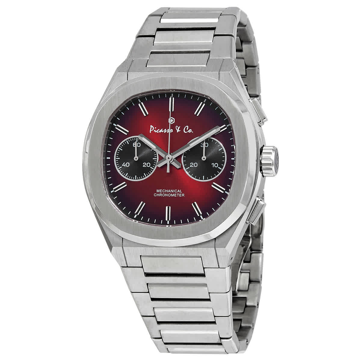 Picasso and Co Chairman II Chronograph Hand Wind Mens Watch PWCH2RDSS