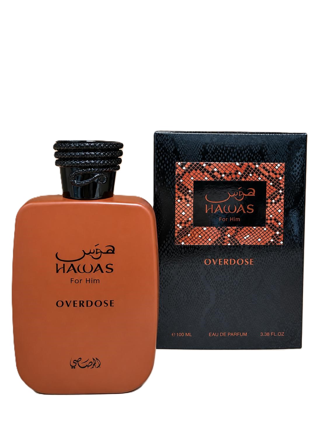 Rasasi Unisex Hawas Overdose EDP Spray 34 oz Fragrances 614514575291 45$
