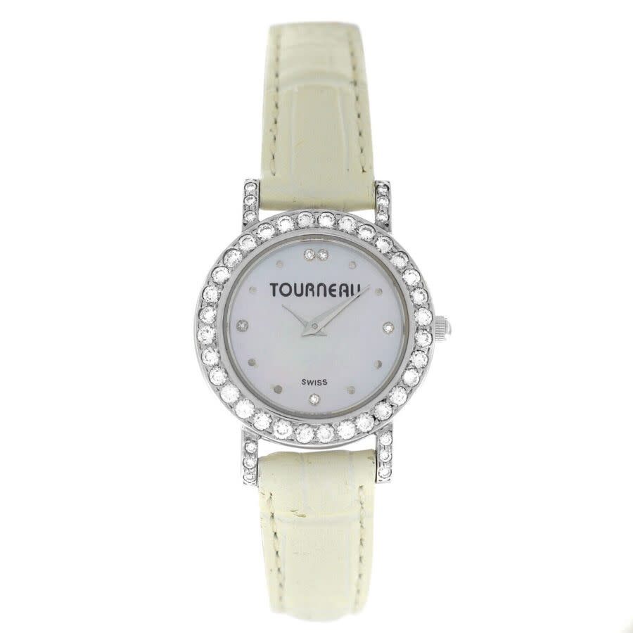 Pre-owned Tourneau Austern & Paul Quartz Diamond Ladies Watch W19350W-14