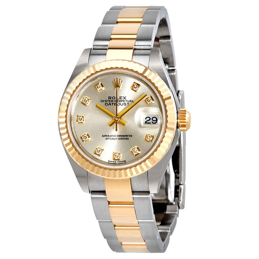 Rolex LadyDatejust Silver Diamond Dial Automatic Ladies Watch 279173SDO
