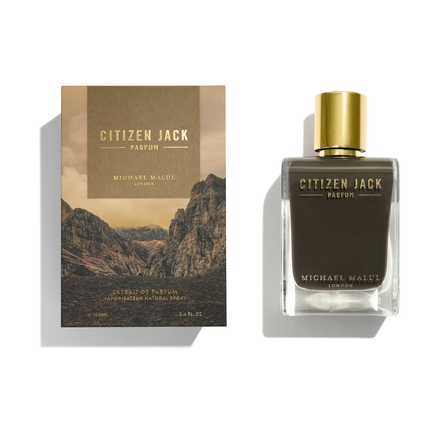 Michael Malul Mens Citizen Jack Parfum Extrait de Parfum Spray 3.4 oz Fragrances 725765656889