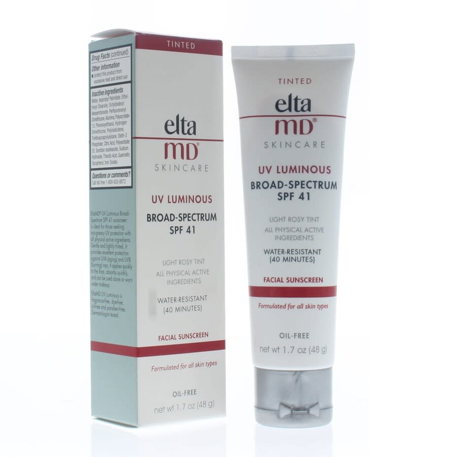 EltaMD UV Luminous SPF 41 Light Rosy Tint Facial Sunscreen Water Resistant 17 oz Skin Care 390205022588 35$