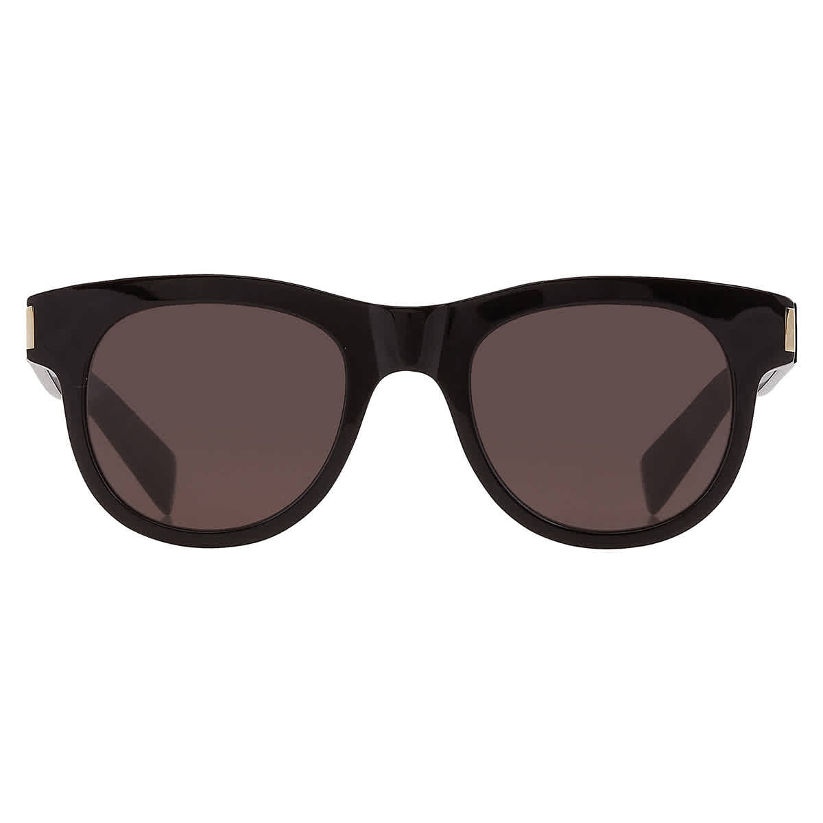 Saint Laurent Black Square Unisex Sunglasses SL 571 006 51