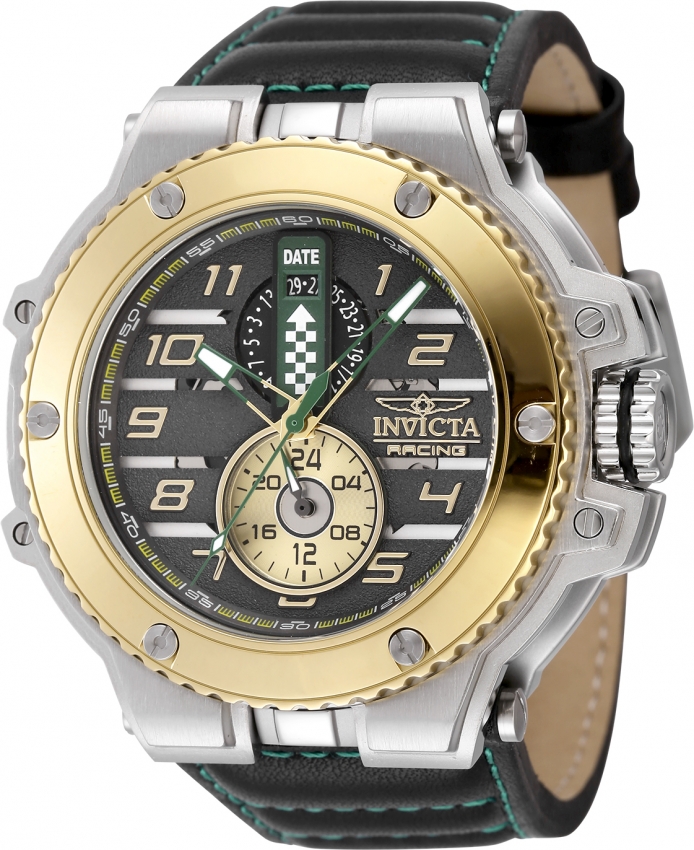 Invicta Invicta Racing Downforce GMT Quartz Black Dial Mens Watch 47380 160$