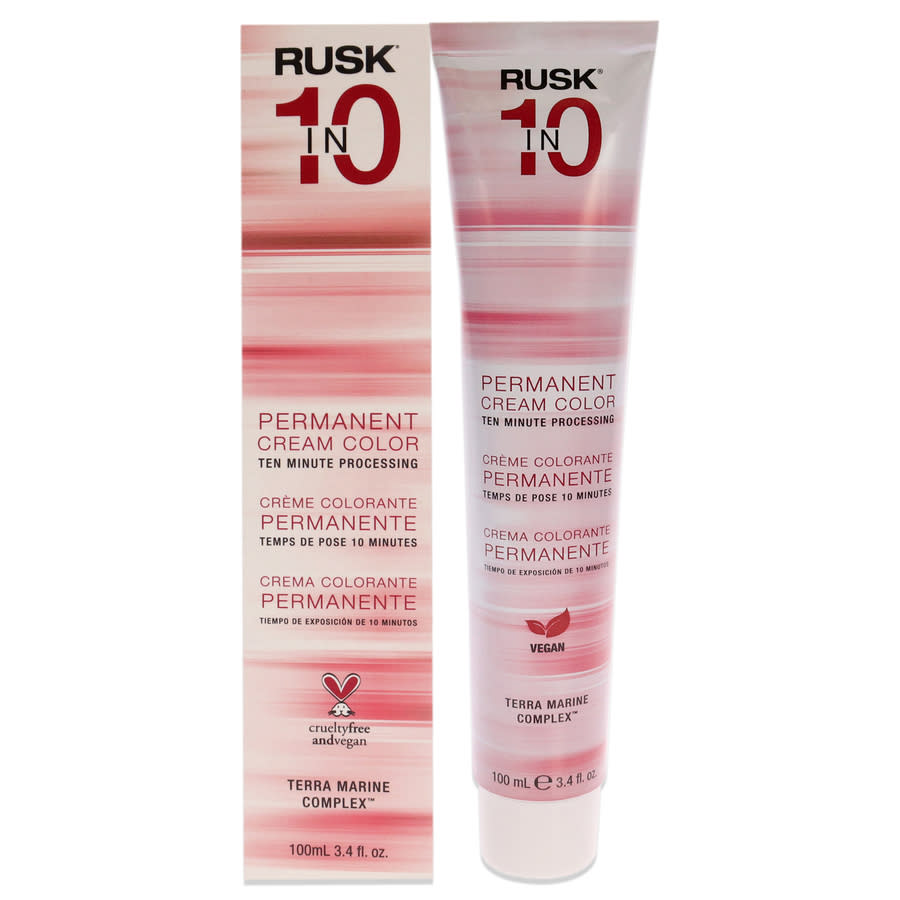 Rusk Permanent Cream Color In10 34 oz 6G Dark Golden Brown Hair Care 611186051603 13$
