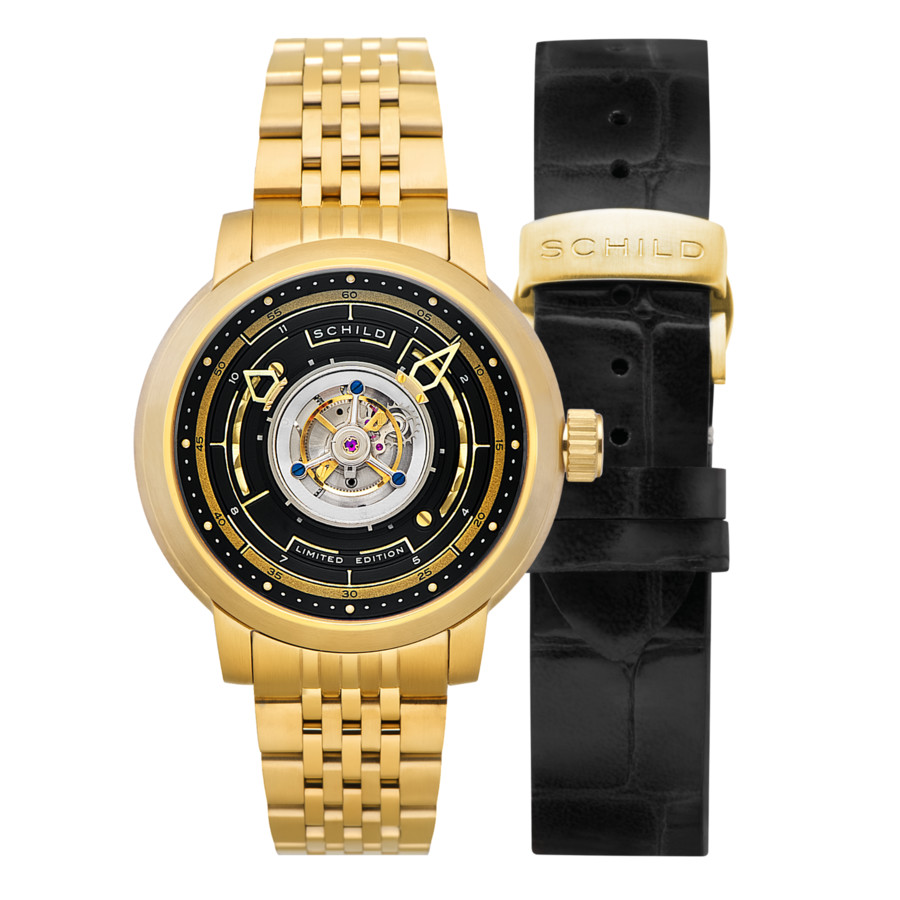 Schild Heinrich Black Dial Mens Watch SC-1011-44 1031$