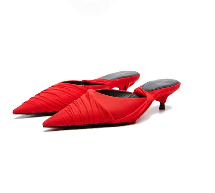 Balenciaga Red Knife Jersey Mules | eBay