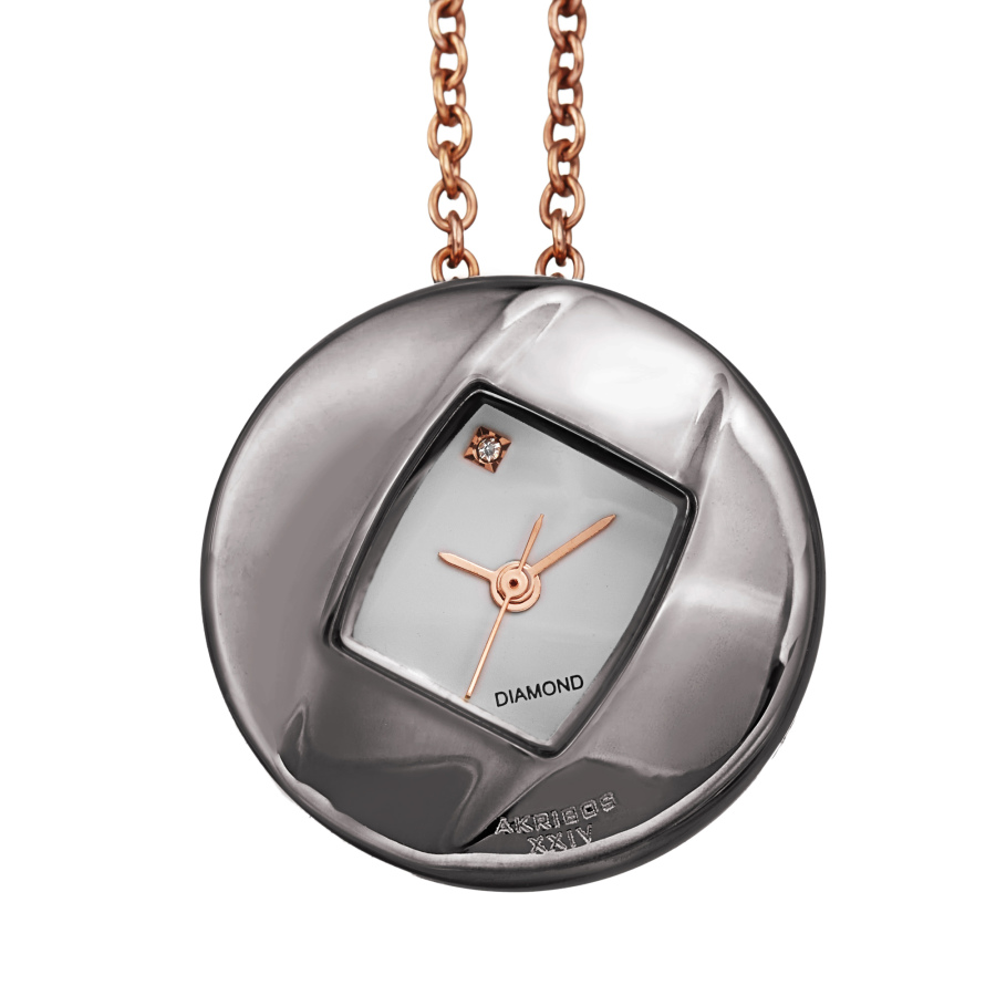 Akribos XXIV Diamond White Dial Ladies Watch AK1053GN