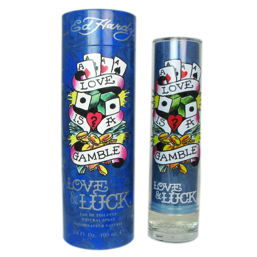Christian Audigier Mens Ed Hardy Love Luck EDT Spray 34 oz Fragrances 094922912176 23$