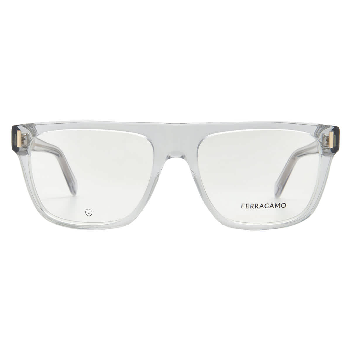 Salvatore Ferragamo SF2997 050 Men's Glasses Clear Size 55 - Free Lenses - Blue Light Block Available