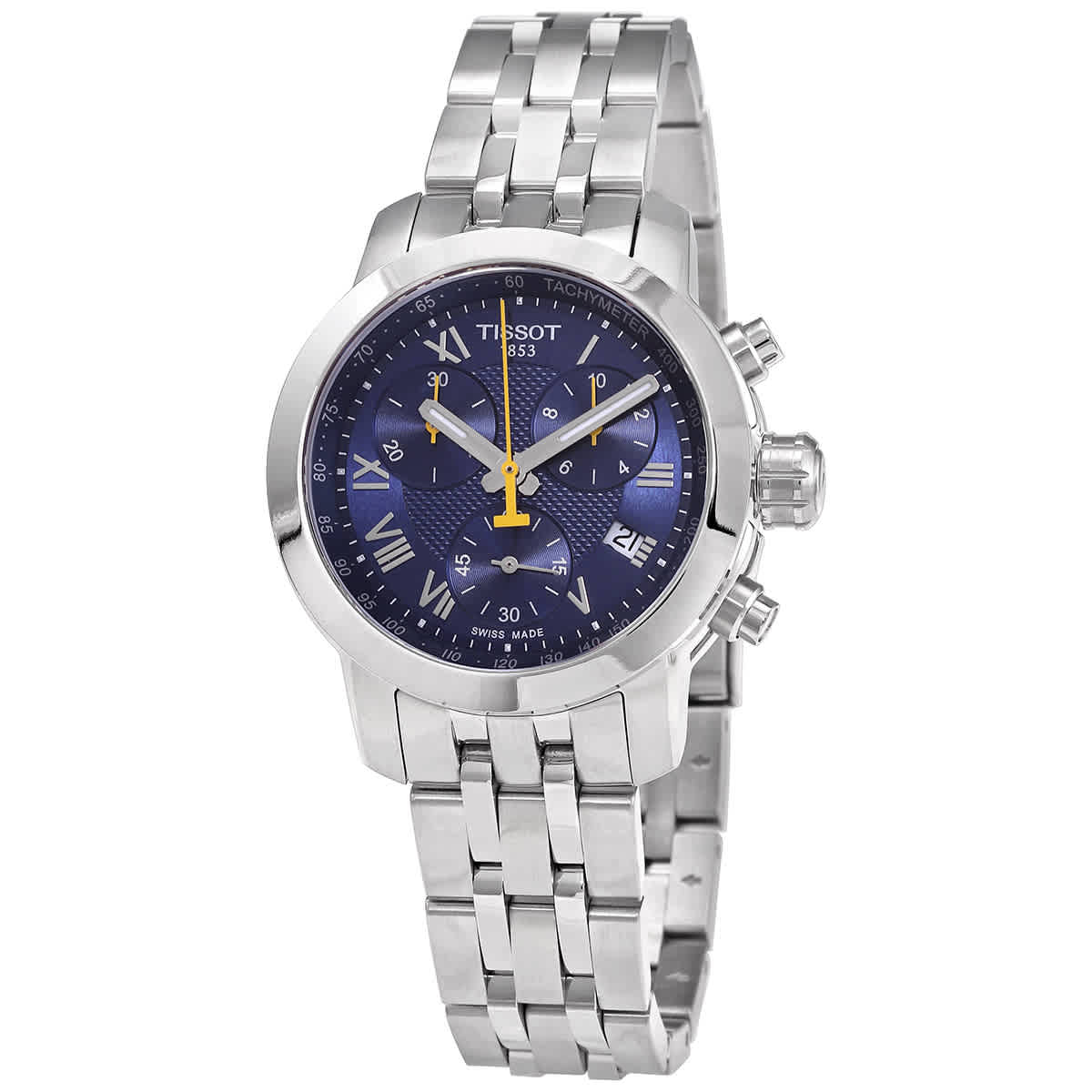Tissot PRC 200 Chronograph Quartz Blue Dial Ladies Watch T055