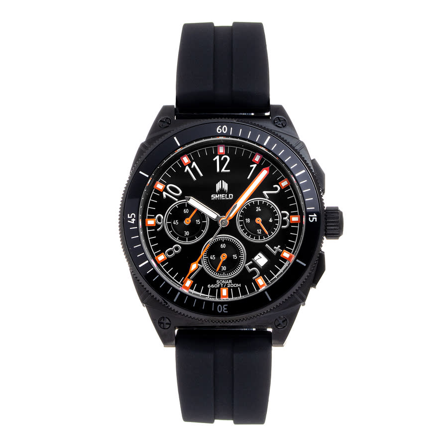 Shield Sonar Black Dial Mens Watch SLDSH113-5