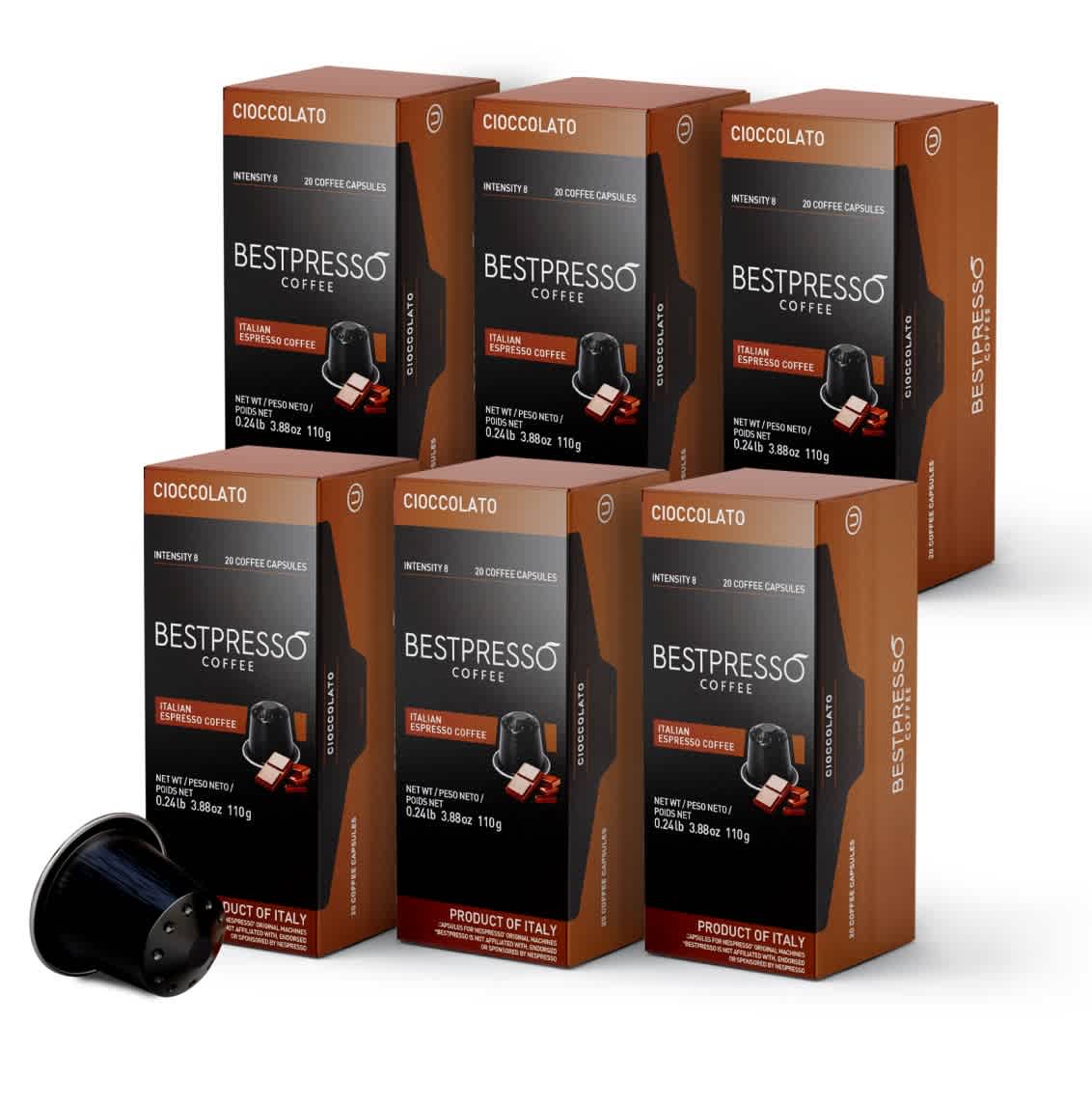 Bestpresso Cápsulas de café, compatibles con máquinas profesionales Nespresso  PRO, Zenius, Gemini y Momento, Intenso 300 almohadillas de café – Yaxa  Guatemala