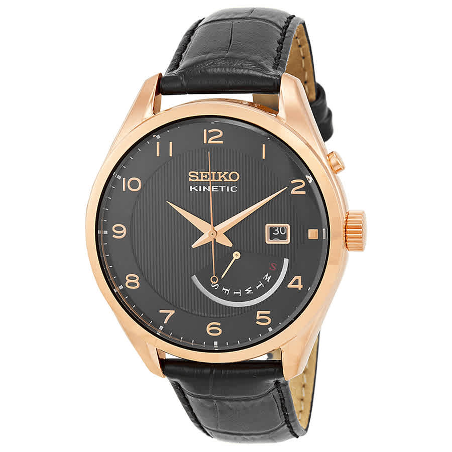 seiko gold kinetic watch