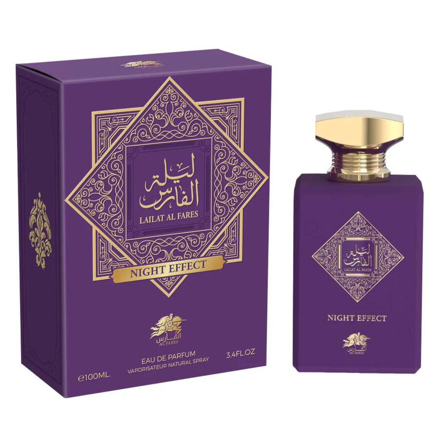 Al Fares Mens Night Effect EDP Spray 3.4 oz Fragrances 6291108524275