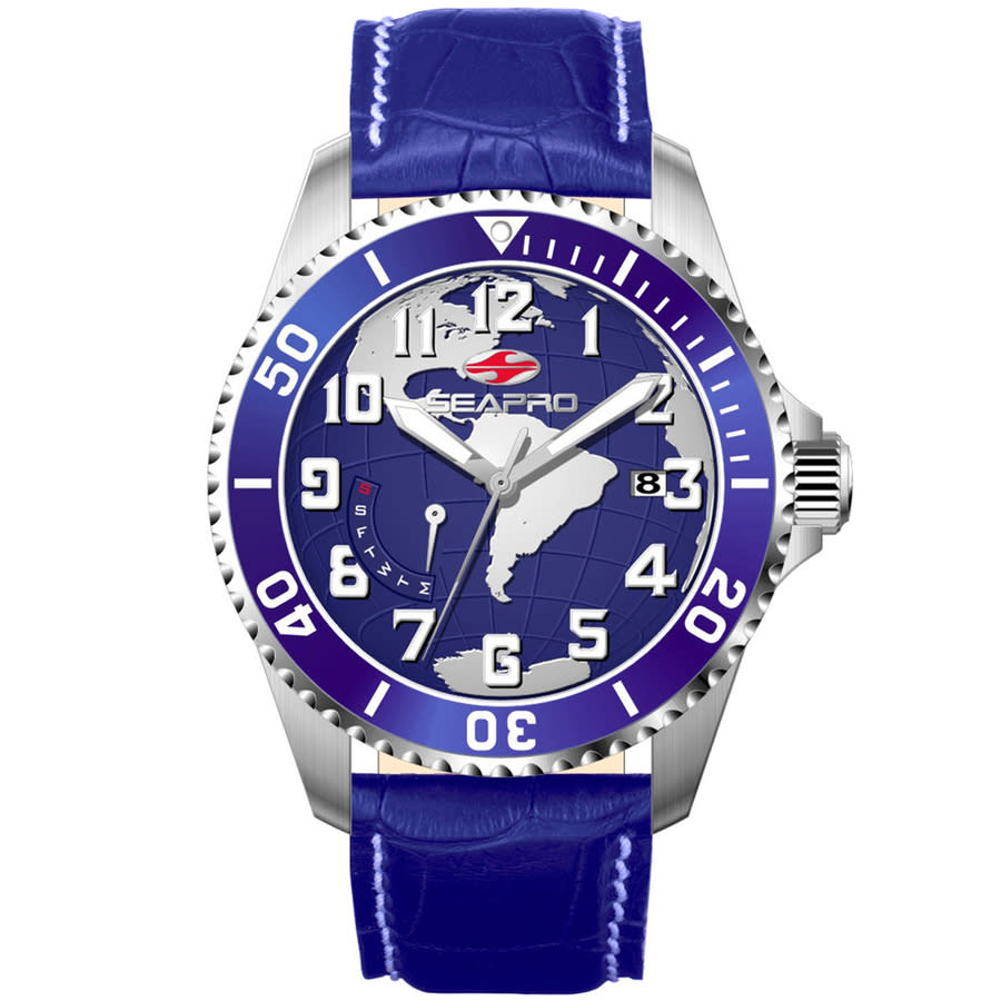 Seapro Voyager Blue Dial Mens Watch SP2742