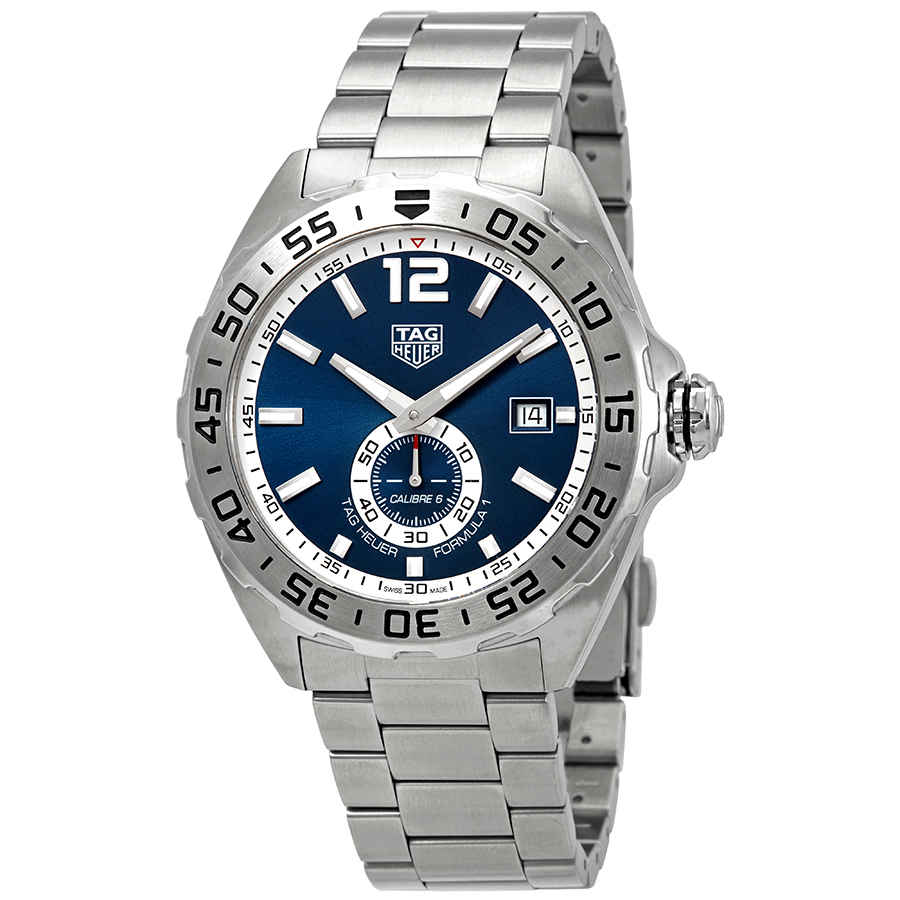 tag heuer formula 1 chronograph blue dial men's watch
