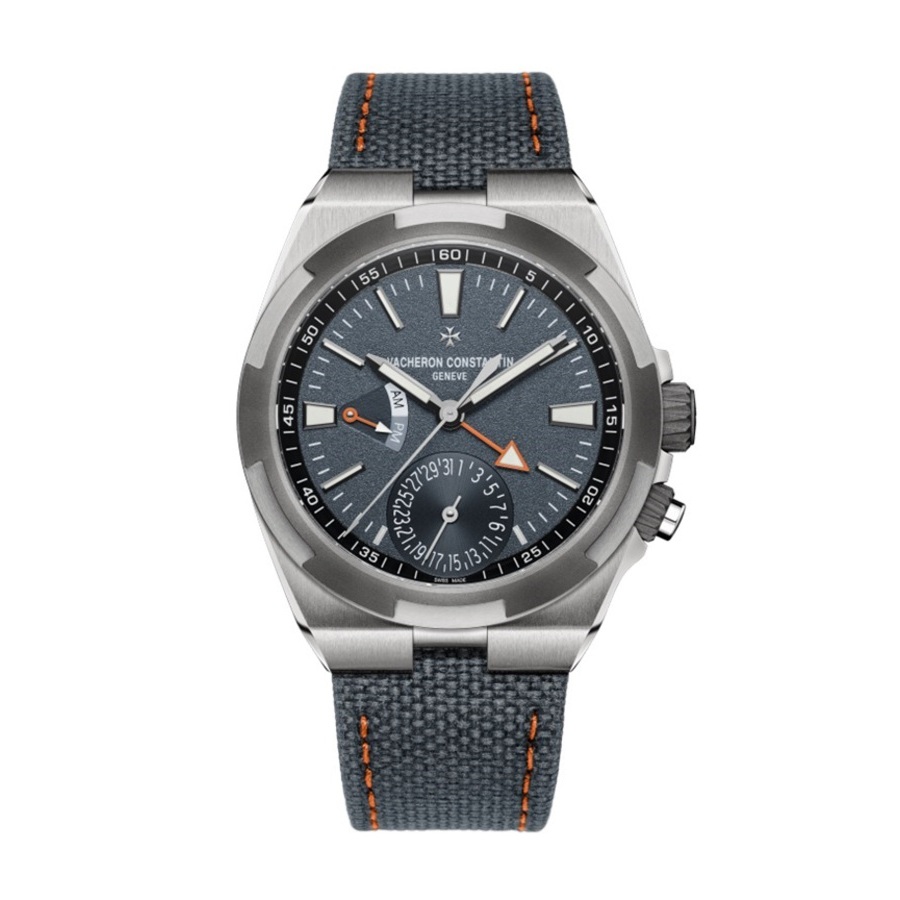 Pre-owned Vacheron Constantin Overseas Blue Dial Mens Watch 7910V000T-B922 109091$