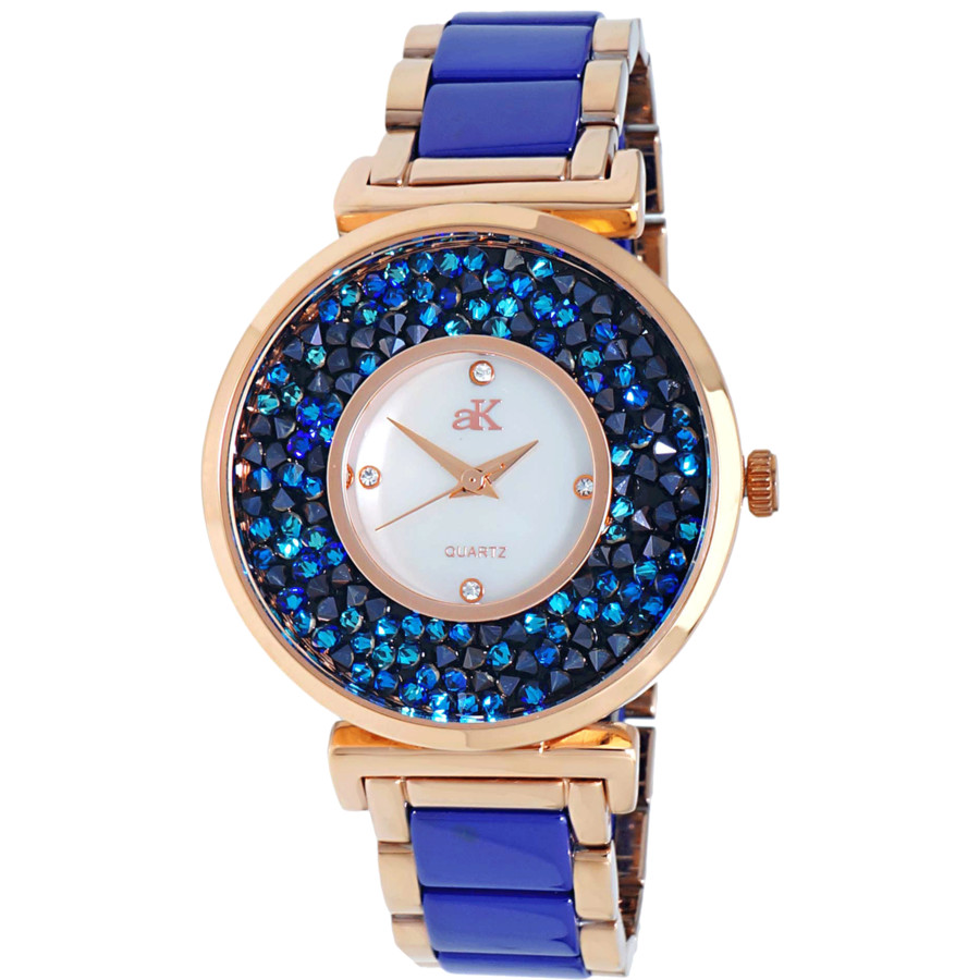 Adee Kaye Pisa Quartz Blue Dial Ladies Watch AKJ8663