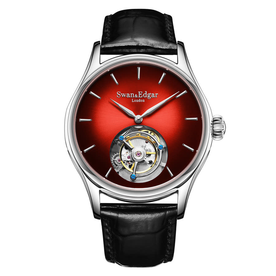 Swan & Edgar Tourbillon Red Dial Mens Watch SE0069T