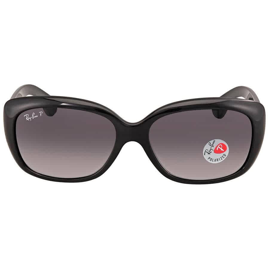 Ray Ban Jackie OHH Grey Gradient Rectangular Ladies Sunglasses RB4101 601/T3 58