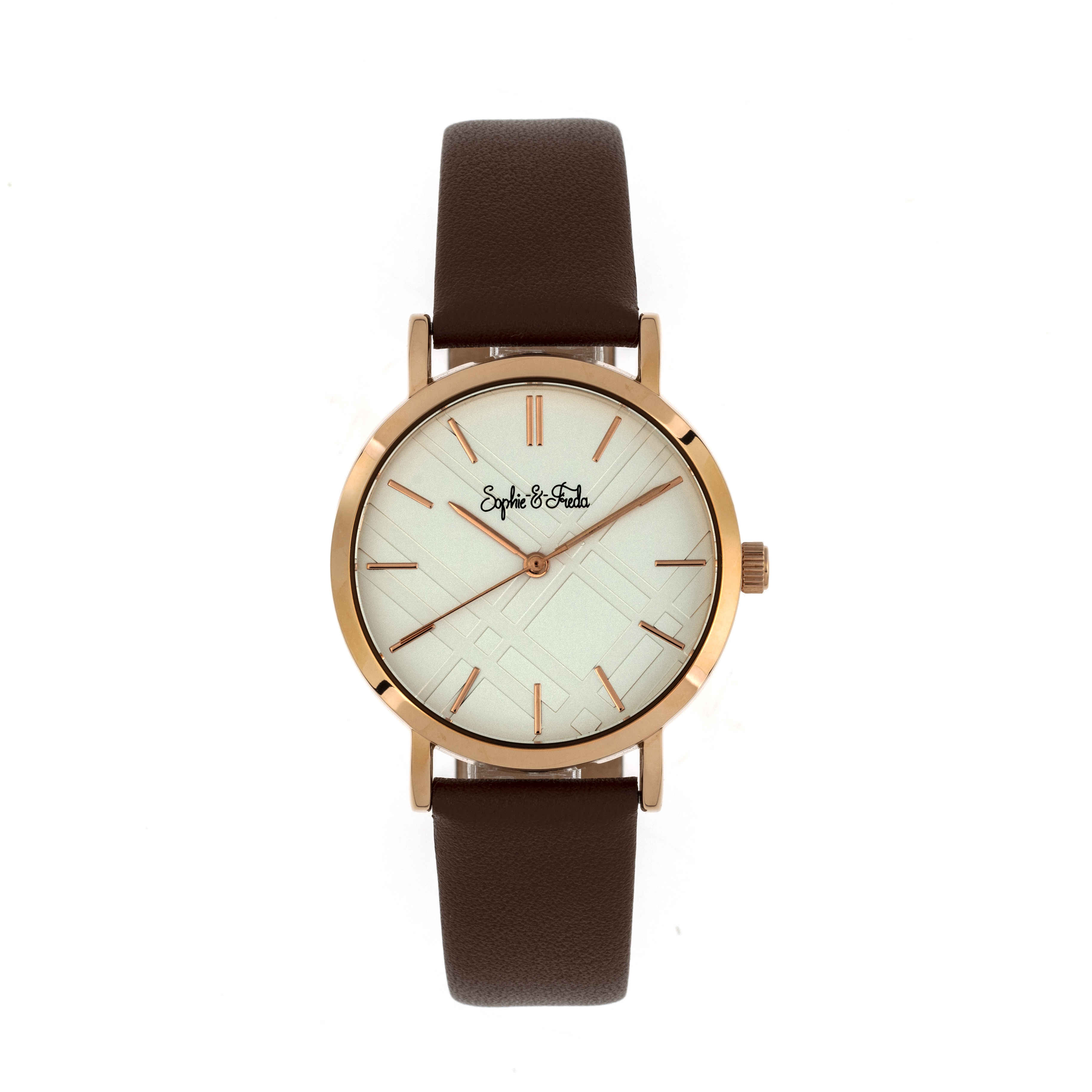 Sophie And Freda Budapest Quartz White Dial Ladies Watch SF5004