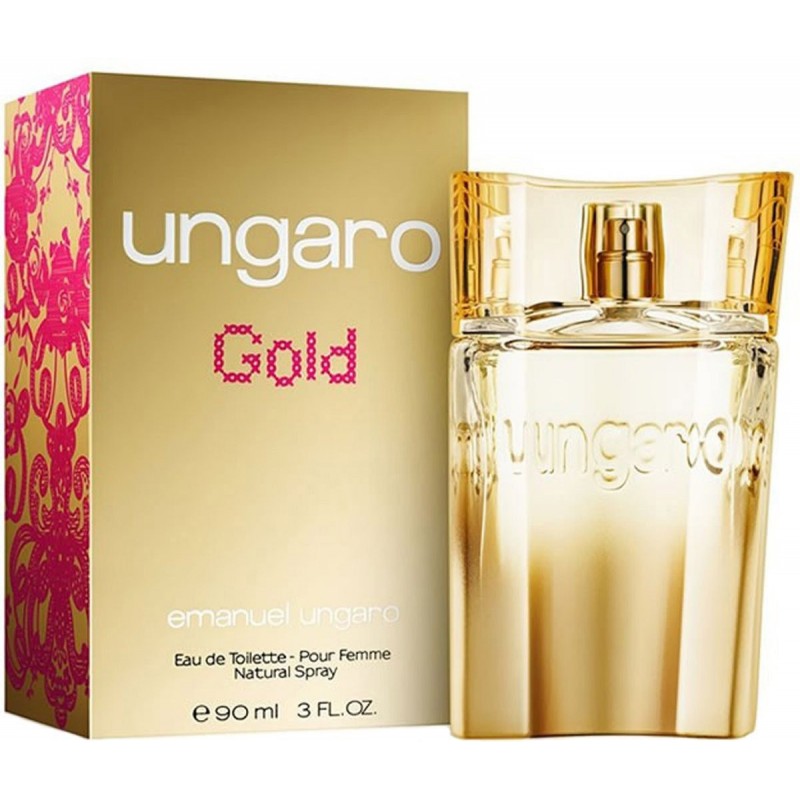 Ungaro Ladies Ungaro Gold EDT Spray 3.0 oz Fragrances 8052086372412