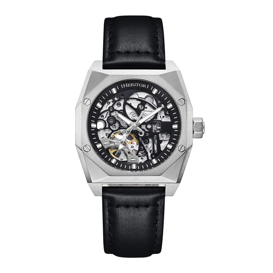 Heritor Elliott Automatic Black Dial Mens Watch HERHS4002 155$