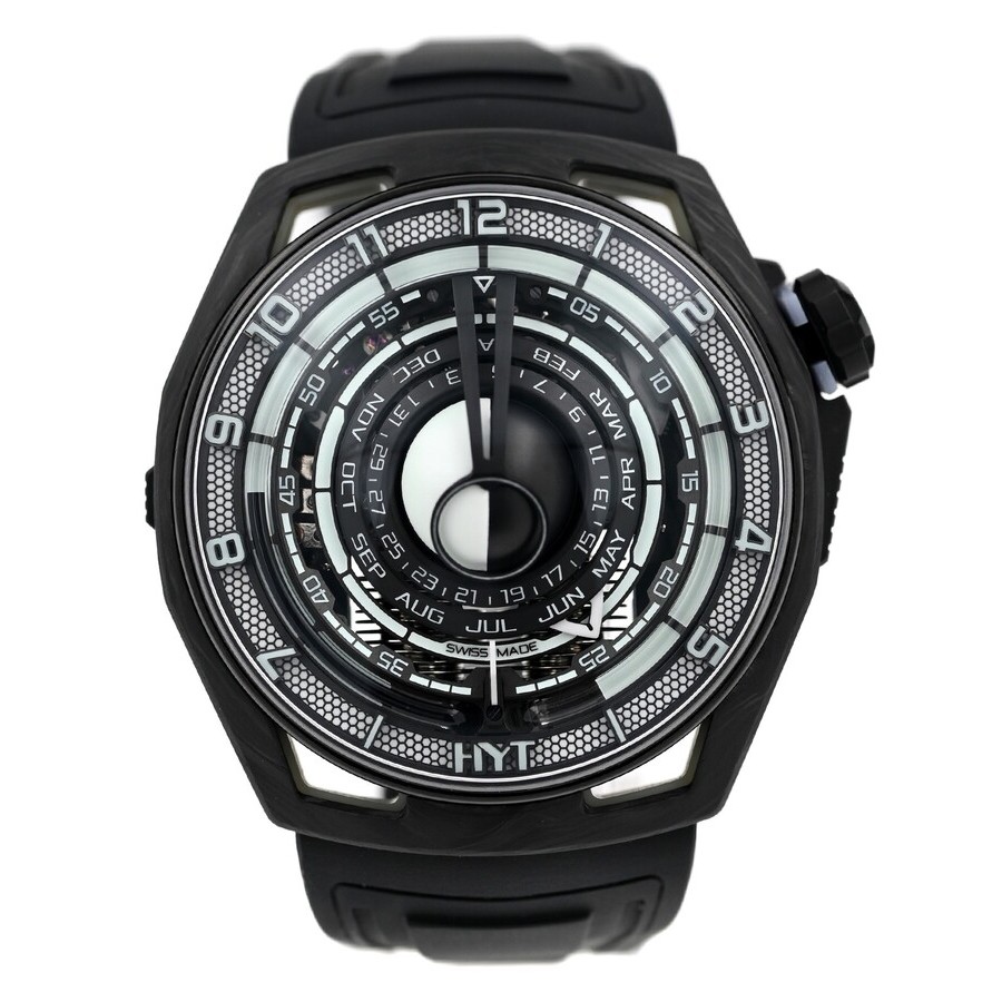 HYT Moon Runner Black Dial Mens Watch H02800-A