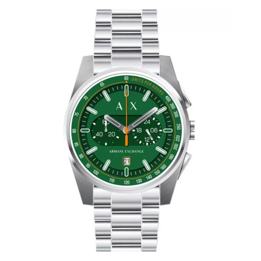 Armani Exchange Parker Chronograph Quartz Green Dial Mens Watch AX2862 120$