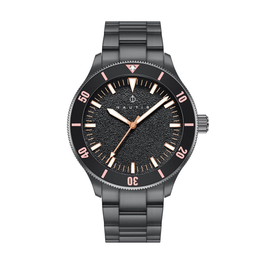 Nautis Deacon Black Dial Mens Watch NAUN101-5