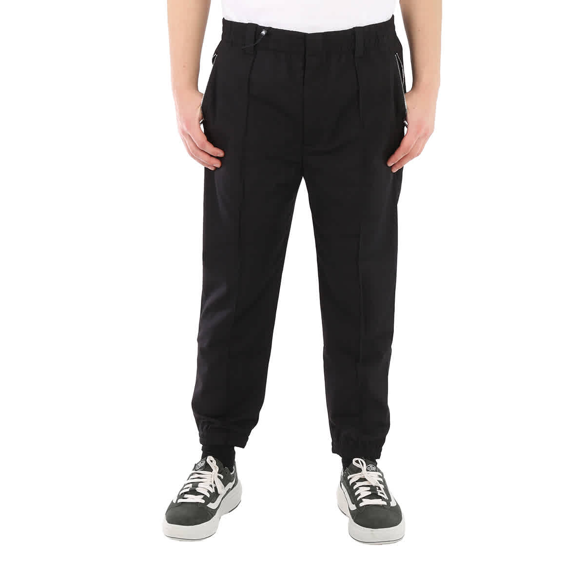 Black armani trousers clearance